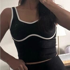 Black and White Tank Top